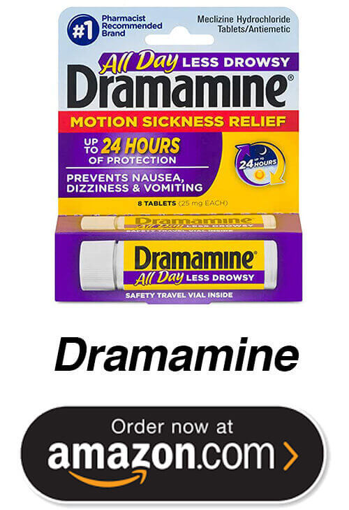 dramamine for dizziness