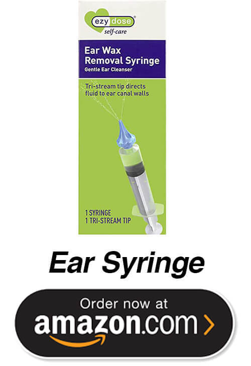 ear syringe to flush earwax out