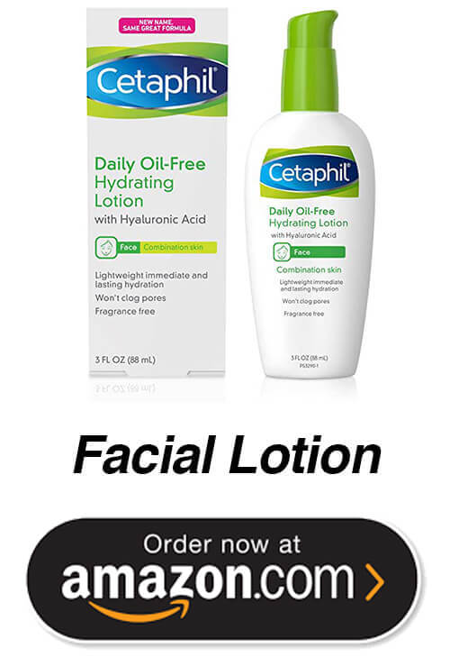 facial lotion for dry itchy ears