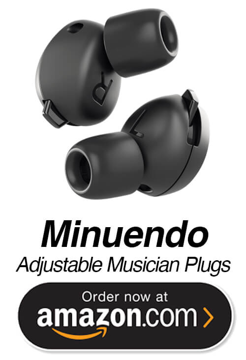 minuendo adjustable ear plugs for musicians