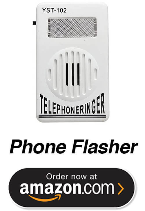 phone flasher and ringer