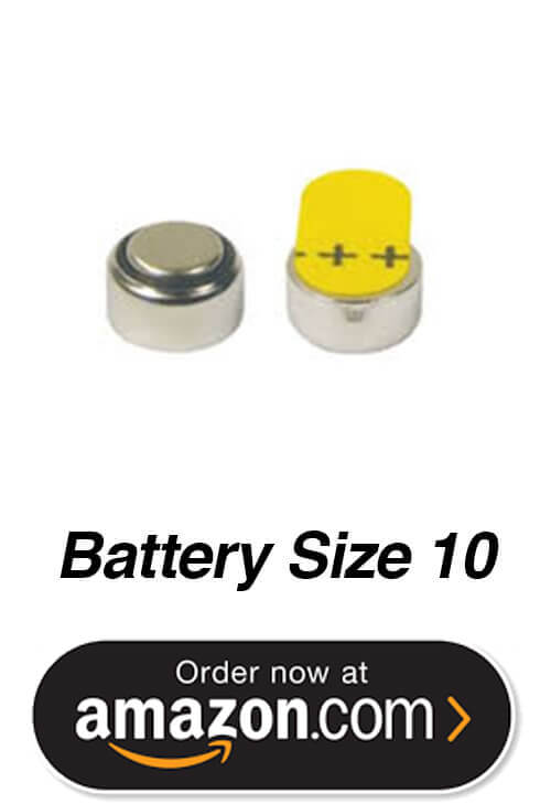 hearing aid size 10 battery