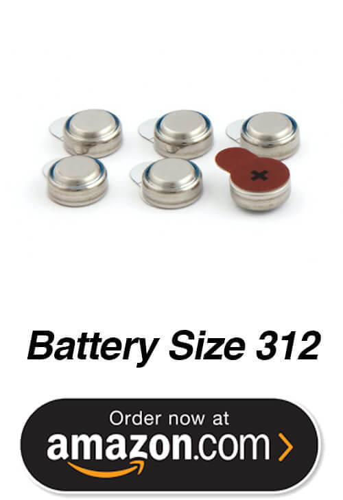hearing aid size 312 battery
